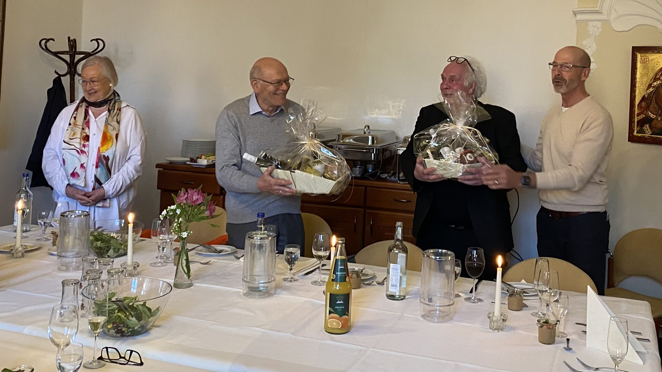 Stiftung Kloster Steinfeld verabschiedet früheren Vorstandsvorsitzenden Helmut Lanio und Vorstandsmitglied Dr.Alfred Feuerborn